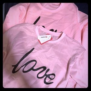 Matching mother daughter sweatshirts!